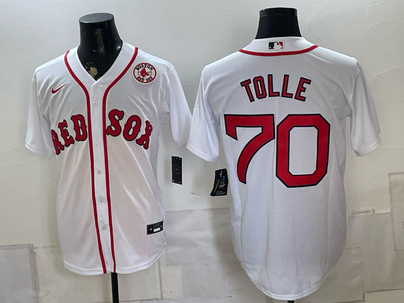 2026 Men Boston Red Sox #70 Tolle white Nike MLB Jersey 0816001